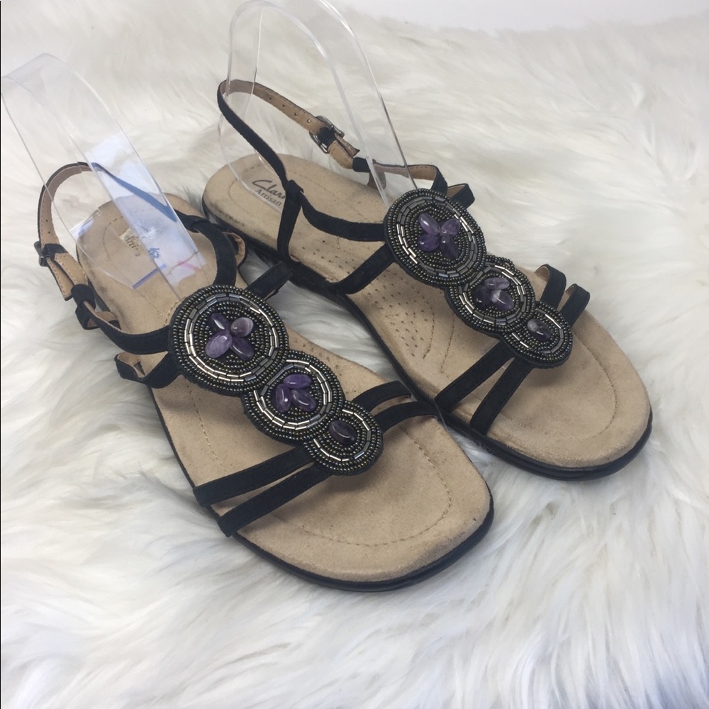 Clarks Artisan Size 11 M Amethyst Sandal